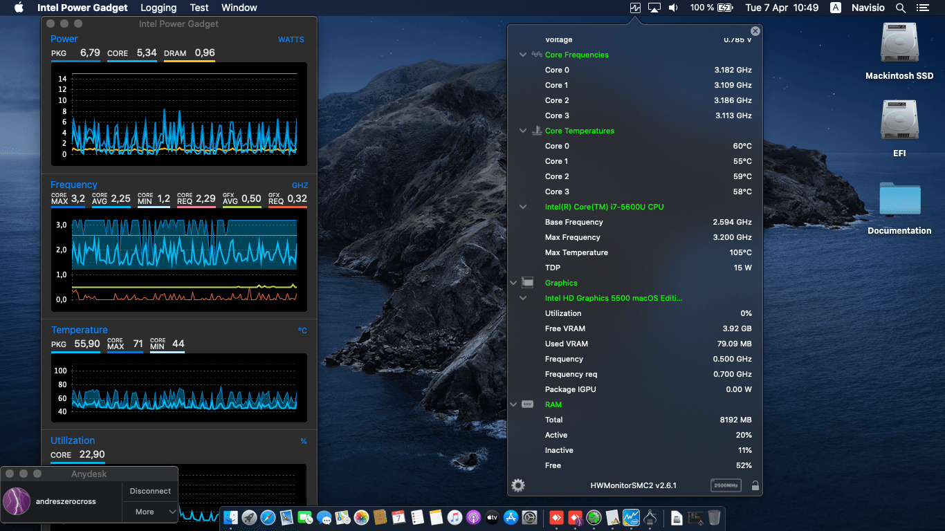 Lenovo Thinkpad X250 4th [Broadwell   Intel HD 5500] 3